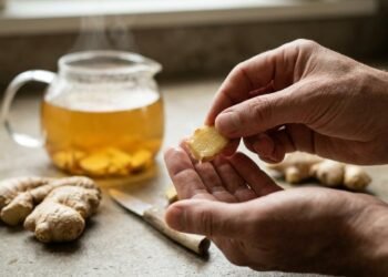 Mastigar uma lasca de gengibre ou tomar a infusão antes da viagem: o método natural que bloqueia os estímulos cerebrais do vômito e da náusea