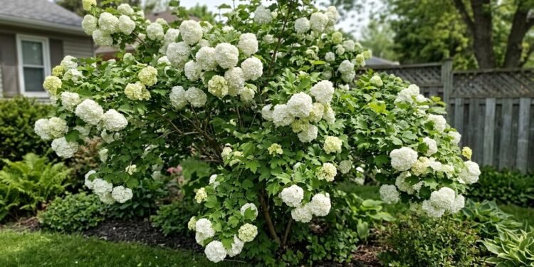 O Viburnum opulus pode crescer em locais de sol pleno ou meia-sombra, mas a escolha deve considerar o clima da região