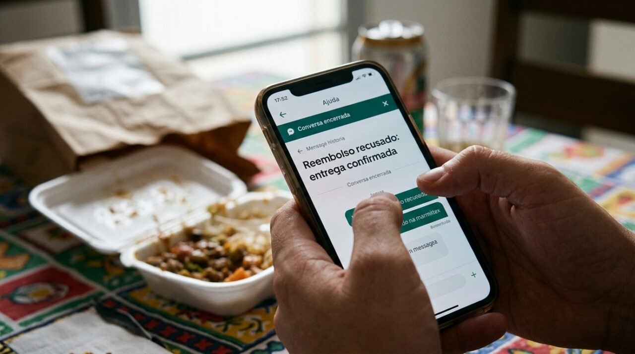 pedido de comida errado