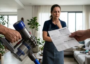 Diarista utiliza aspirador da residência durante a limpeza, equipamento de R$ 4 mil quebra e família exige que ela compre outro