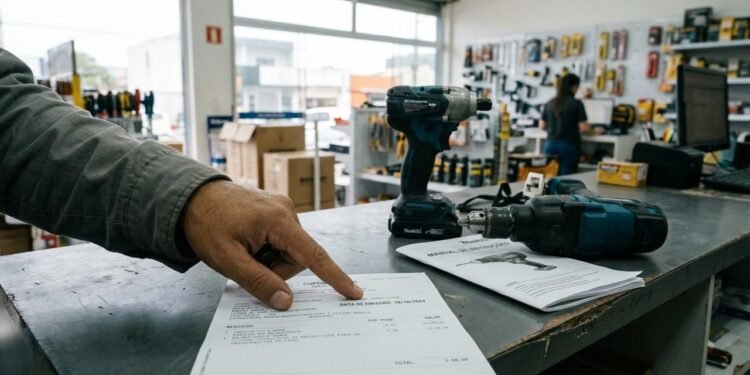Preocupado com o prejuízo, ele separou a nota fiscal, guardou o equipamento na embalagem e retornou ao estabelecimento onde havia feito a compra. // Imagem ilustrativa gerada por IA para representar a situação descrita no texto; pessoas, locais e elementos visuais não correspondem necessariamente aos reais