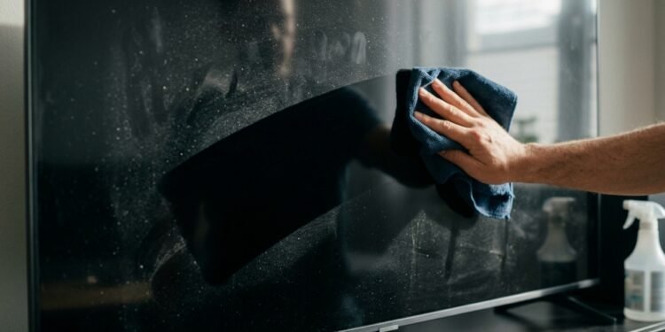 Como limpar a tela da TV sem danificar o revestimento