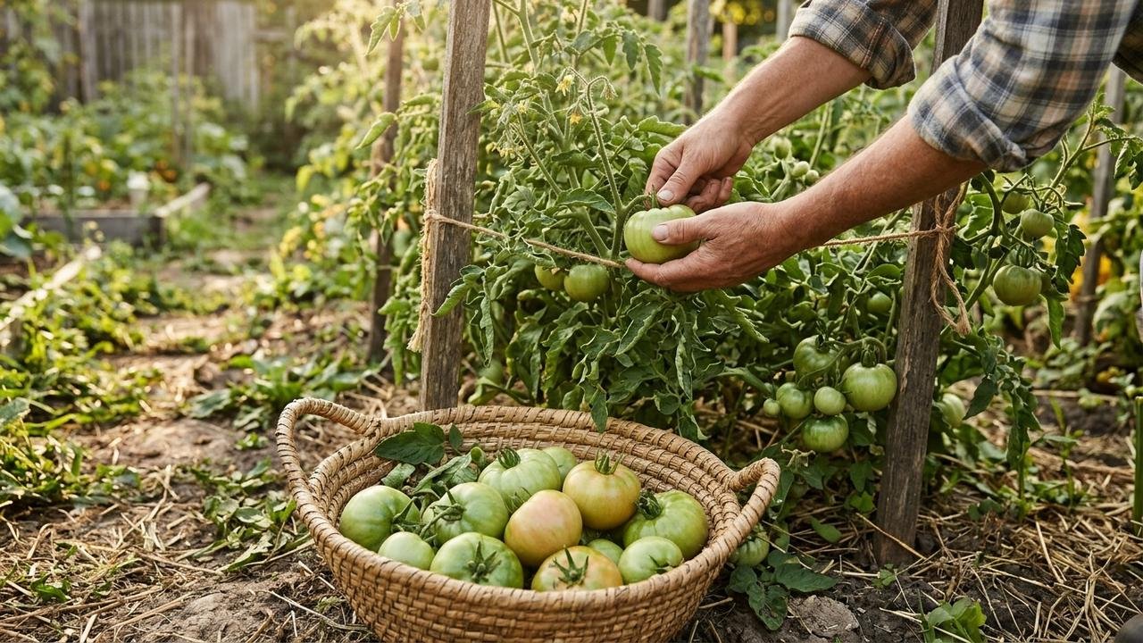 amadurecer tomate verde