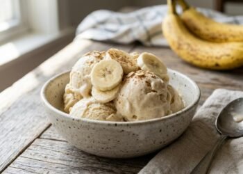 Sorvete caseiro de banana: uma receita saborosa, cremosa e muito refrescante para saborear