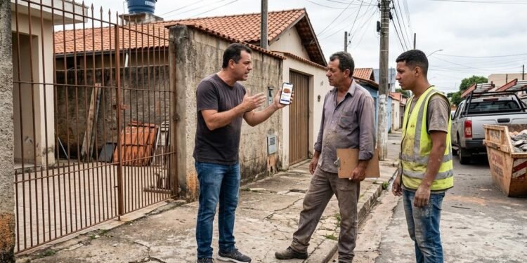 Marcelo havia contratado um profissional para substituir o telhado de sua residência, depois de enfrentar problemas com infiltrações durante os períodos de chuva.  // Imagem ilustrativa gerada por IA para representar a situação descrita no texto; pessoas, locais e elementos visuais não correspondem necessariamente aos reais
