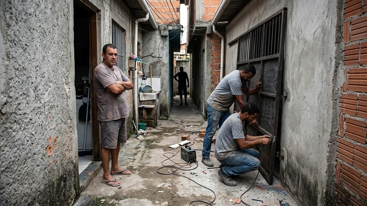 Vizinho começa a usar passagem lateral de uma casa para entrar no próprio terreno e, depois de anos, afirma que o proprietário não pode mais fechar o acesso; documentos antigos passam a ser importantes na disputa.
