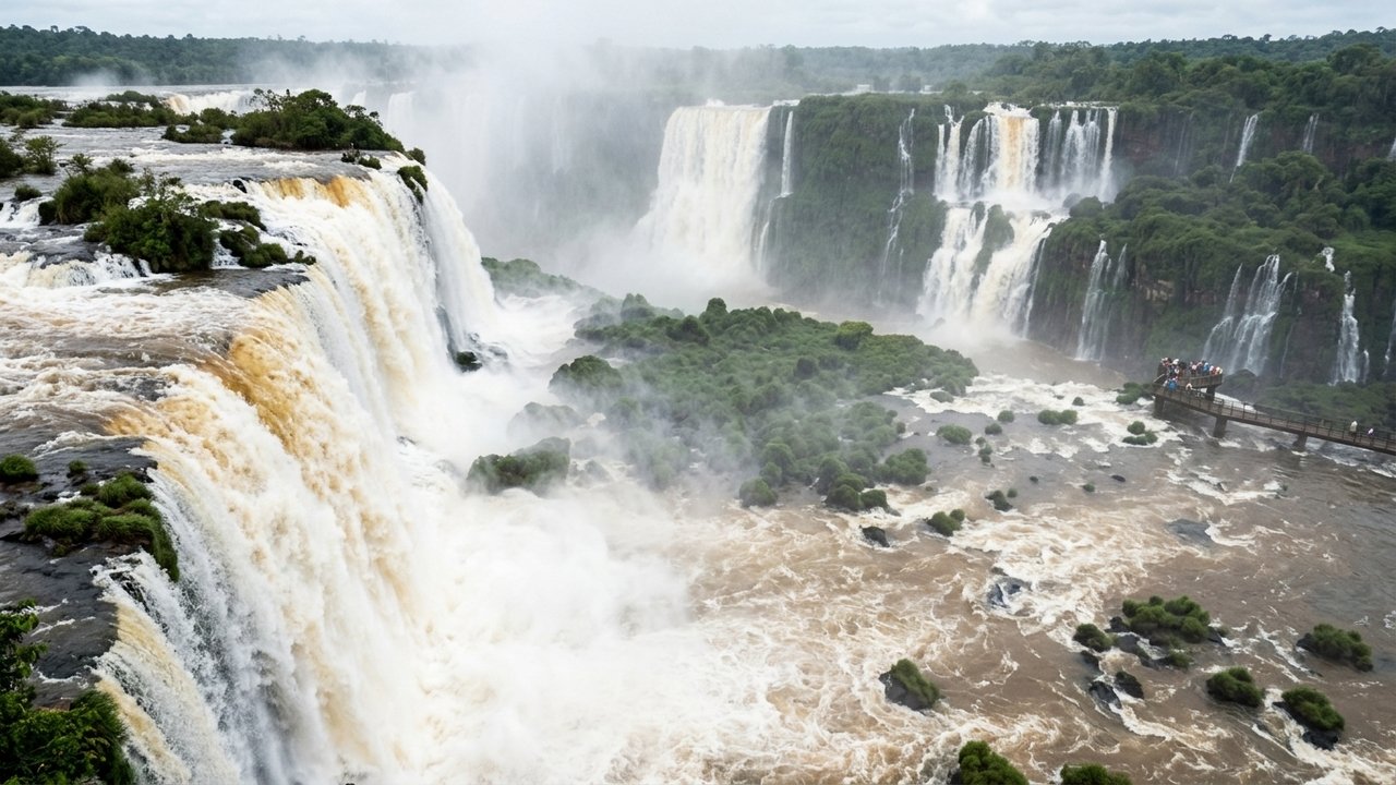 Cataratas do Iguaçu retomam visitação após período de alerta