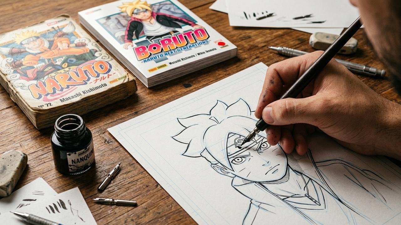 criador de Naruto revela quem comanda Boruto