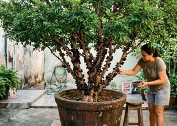 A árvore frutífera perfeita para vasos grandes: produz frutos doces e pode ser cultivada até em quintais pequenos