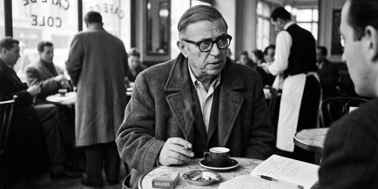 A frase de Jean-Paul Sartre sobre o peso da liberdade: "O homem está condenado a ser livre."