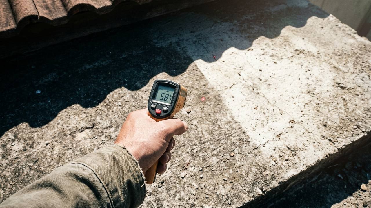 Laje de concreto ou telhado de telha cerâmica: o teste da física que mostra qual cobertura deixa a casa mais fresca no calor intenso