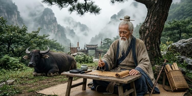 A passagem está associada ao capítulo 33 do Tao Te Ching, também conhecido como Dao De Jing, uma das obras centrais do pensamento taoista.  // Imagem ilustrativa gerada por IA para representar a situação descrita no texto; pessoas, locais e elementos visuais não correspondem necessariamente aos reais