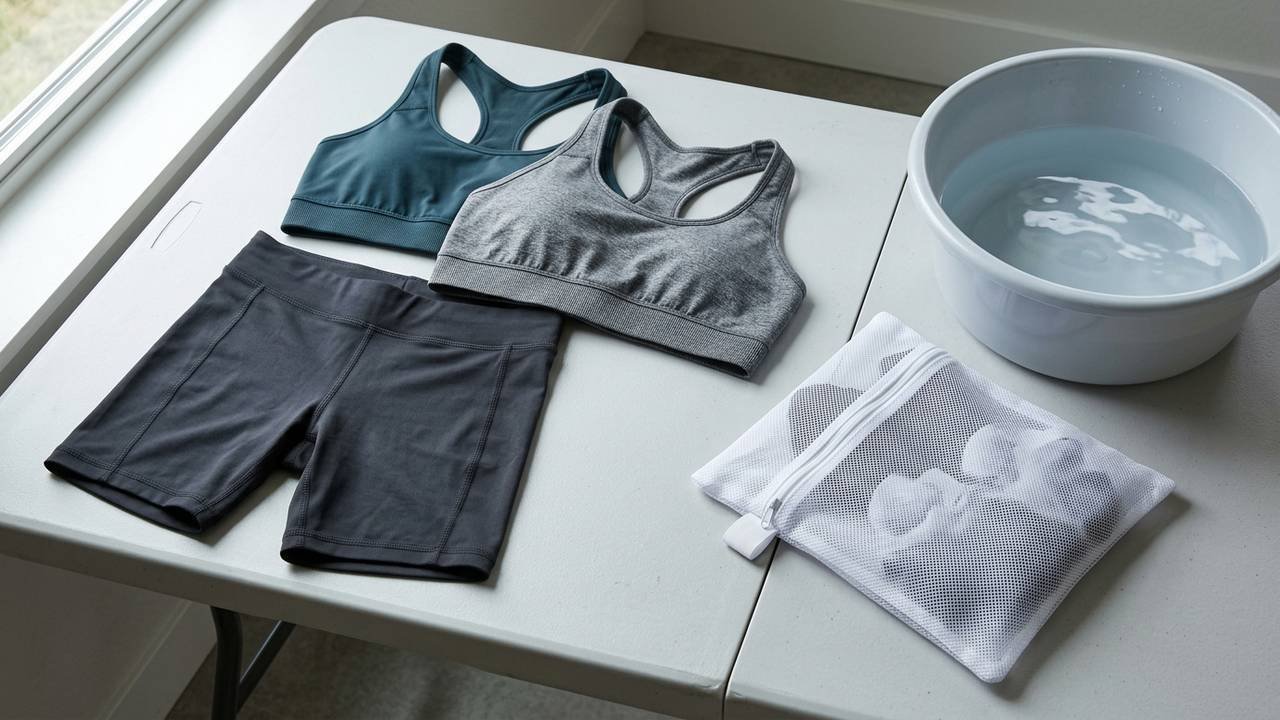 O segredo para lavar roupas de academia sem desgastar a lycra e o elastano logo nas primeiras lavagens de máquina