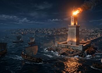 Construído há mais de 2.300 anos, farol no Egito tinha uma torre monumental e virou referência para navegadores do Mediterrâneo