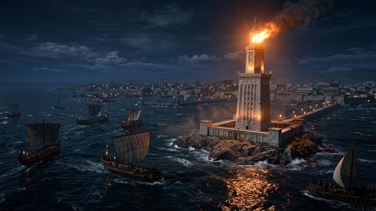 Construído há mais de 2.300 anos, farol no Egito tinha uma torre monumental e virou referência para navegadores do Mediterrâneo