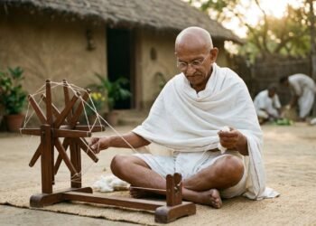A frase de Gandhi sobre mudar a si mesmo: “Seja a mudança que você deseja ver no mundo.”