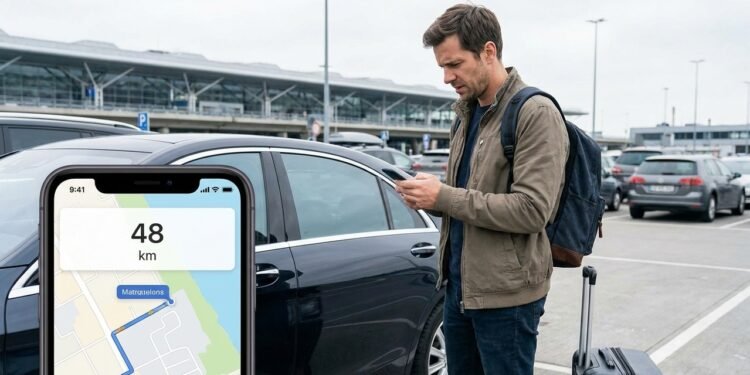 Homem deixa carro de R$ 160 mil em estacionamento de aeroporto por 13 dias e, ao voltar de viagem, aplicativo mostra que veículo percorreu 48 quilômetros enquanto deveria permanecer parado