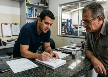 Motorista deixa carro em oficina e recebe notificação de pedágio registrado a 90 quilômetros enquanto veículo deveria estar em manutenção