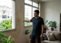 Família paga taxa extra durante 18 meses para reforma da fachada e obra termina com infiltração aparecendo no apartamento