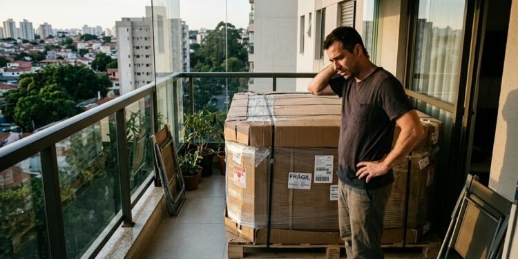 O fato de a varanda fazer parte do apartamento não significa que qualquer intervenção possa ser realizada sem considerar o edifício como um todo. // Imagem ilustrativa gerada por IA para representar a situação descrita no texto; pessoas, locais e elementos visuais não correspondem necessariamente aos reais
