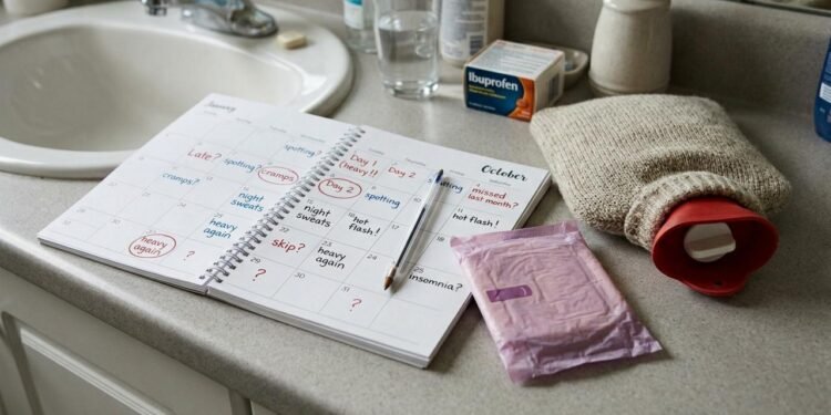 A perimenopausa é o período de transição que antecede a última menstruação e costuma começar durante a quarta ou quinta década de vida.