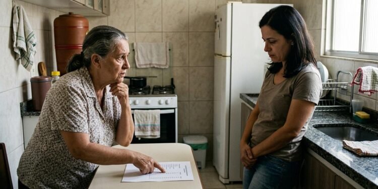 Na história, Helena, de 62 anos, decidiu permitir que sua filha, Mariana, morasse gratuitamente em um apartamento de sua propriedade. // Imagem ilustrativa gerada por IA para representar a situação descrita no texto; pessoas, locais e elementos visuais não correspondem necessariamente aos reais