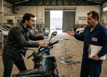 Homem deixa motocicleta em depósito fechado e encontra quilômetros adicionais no painel depois de três meses