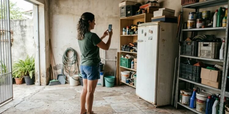 Mulher permite que vizinho use sua garagem por três meses e, ao pedir o espaço de volta, encontra freezer, prateleiras e instalação elétrica ligados ao próprio medidor