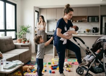 Babá é contratada para cuidar de uma criança e, após nascimento de gêmeos, família aumenta as tarefas sem alterar o salário
