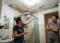 infiltração entre apartamentos