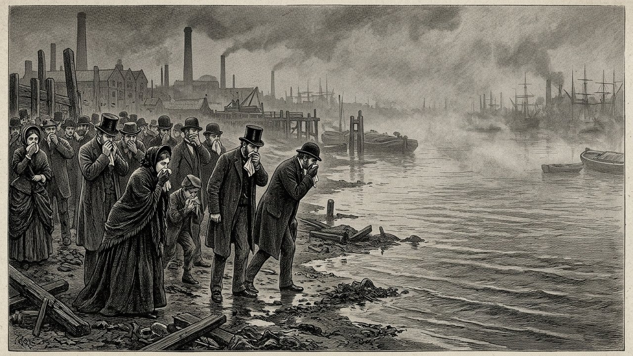 O verão do Grande Fedor de 1858 que fez o cheiro do esgoto paralisar o parlamento britânico e redefiniu o saneamento básico