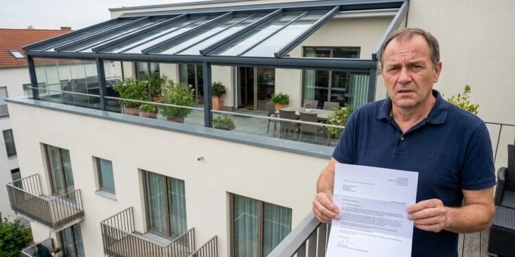 Proprietário compra apartamento no último andar e investe R$ 32 mil para instalar cobertura retrátil na varanda; seis meses depois, o condomínio exige a retirada da estrutura por alterar a fachada do prédio