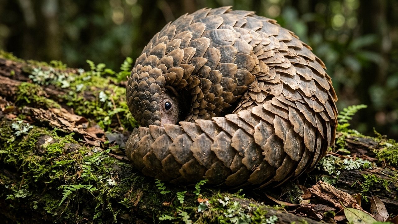 A armadura de escamas do pangolim que surpreendeu a biologia, mas não protegeu o mamífero de ser o mais traficado do planeta