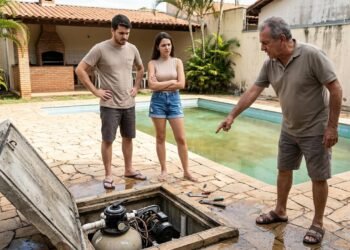 manutenção da piscina no aluguel