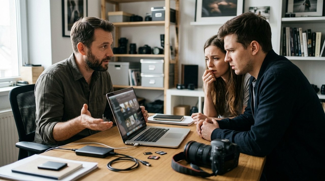 Casal paga fotógrafo para registrar casamento durante oito horas e, meses depois, recebe aviso de que parte das imagens do evento não estava mais disponível