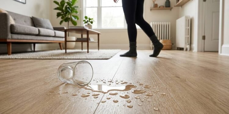 Piso vinílico colado ou clicado: o comparativo definitivo de resistência à água, barulho e velocidade para instalar sobre pisos antigos