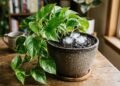Jardineiros concordam: por que recomendam colocar cubos de gelo em plantas de pothos