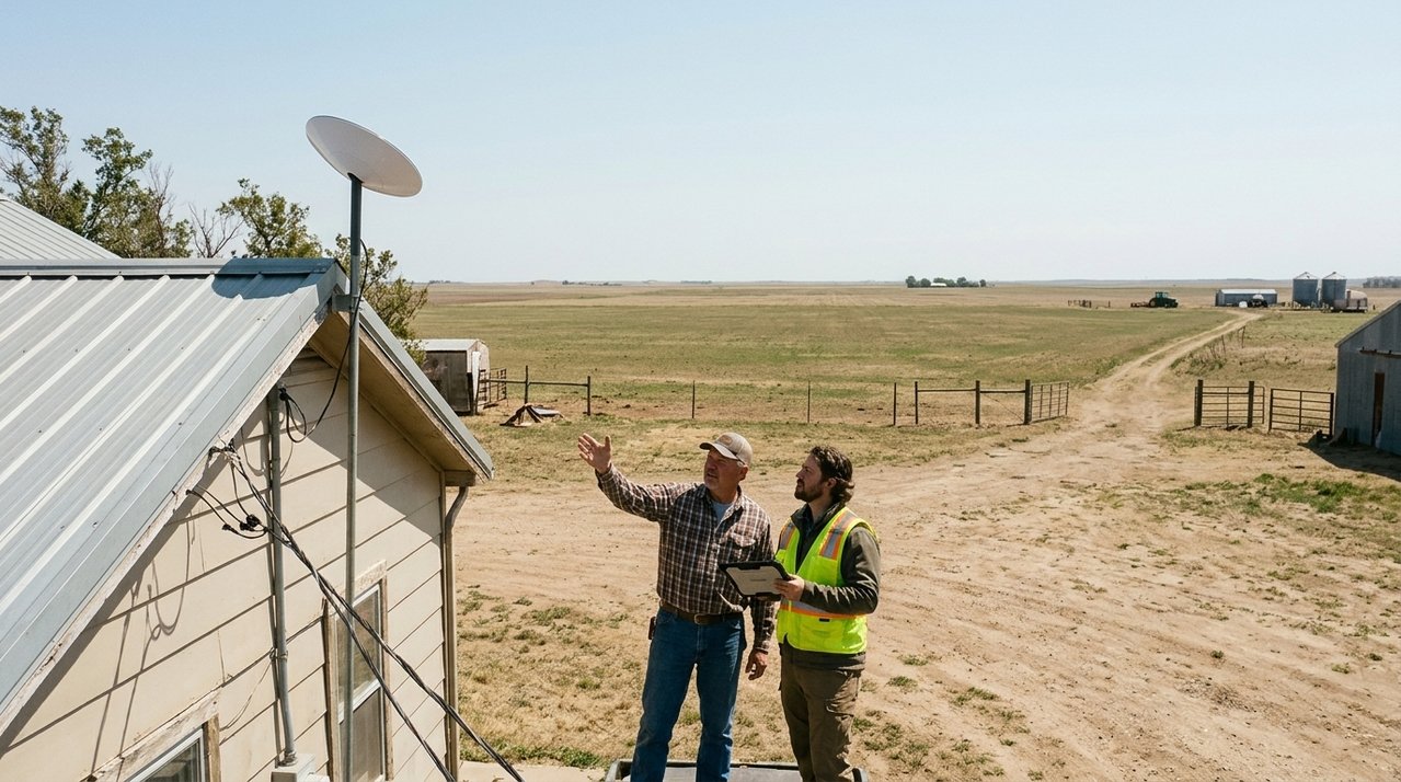 A expansão da internet por satélite pode transformar pequenas propriedades rurais, levando serviços digitais a lugares onde a conexão convencional ainda enfrenta obstáculos