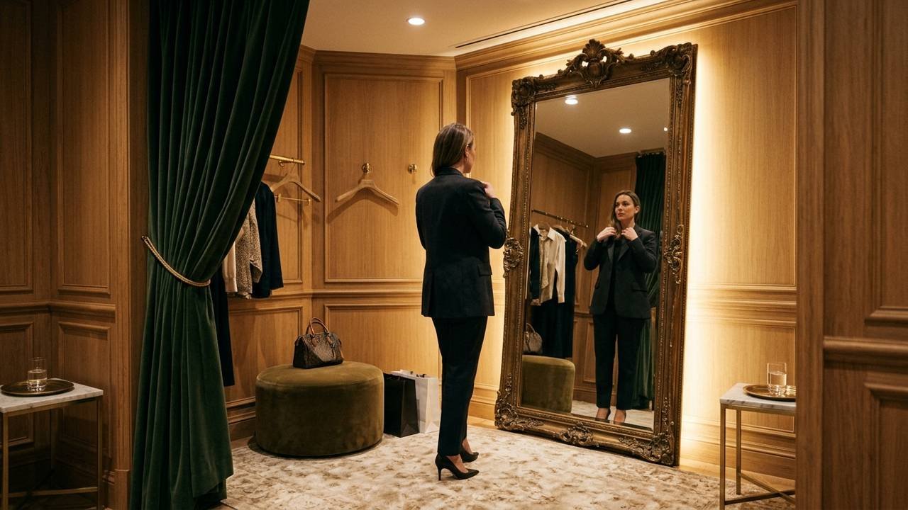 O truque imperceptível dos provadores de roupas que faz você parecer totalmente diferente do espelho de casa