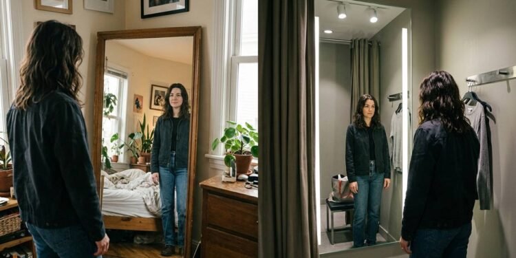 O truque imperceptível dos provadores de roupas que faz você parecer totalmente diferente do espelho de casa