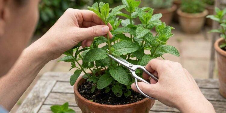 A hortelã é uma planta aromática resistente, mas seu crescimento responde às mudanças de temperatura, luminosidade e umidade do solo.