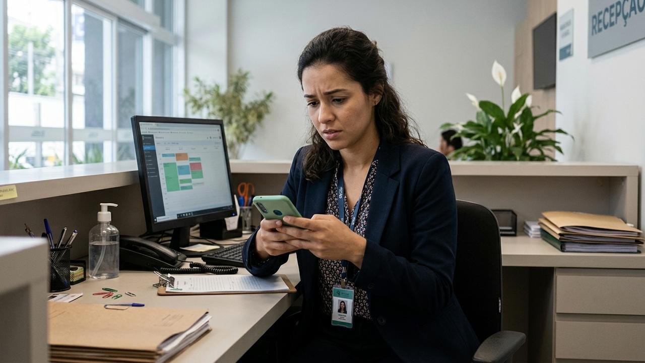 Recepcionista usa celular pessoal para atender clientes durante três anos e empresa exige que ela entregue o número após pedir demissão