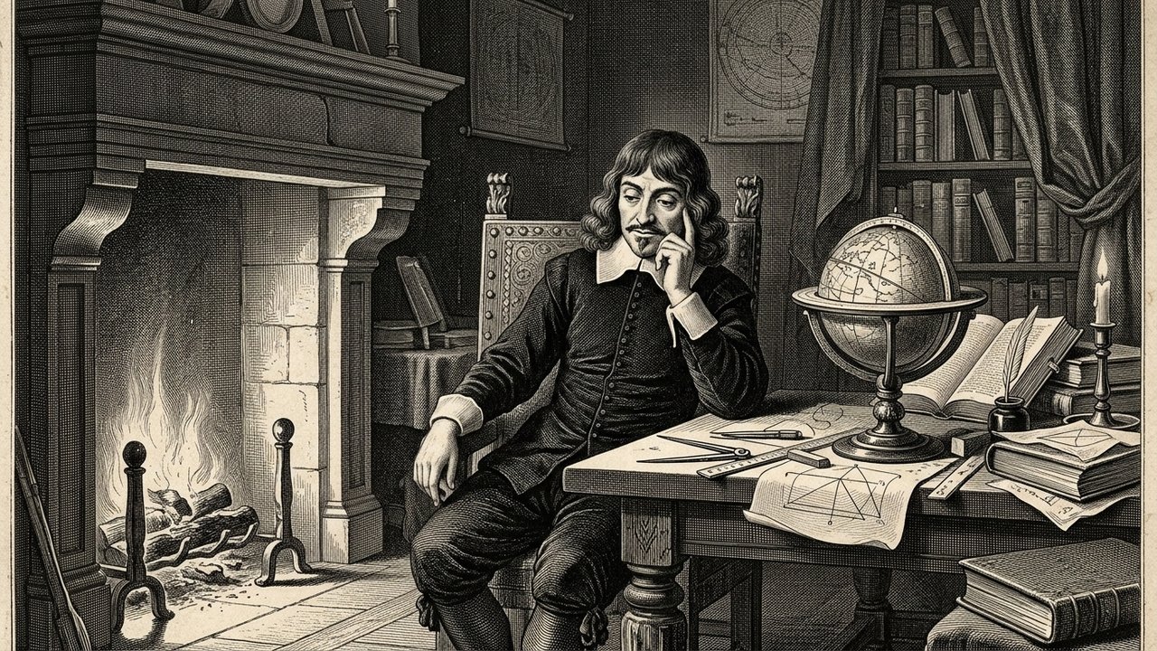 A frase de René Descartes sobre o saber: "Daria tudo o que sei pela metade do que ignoro."