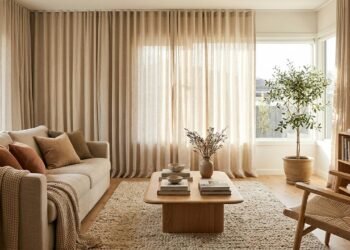 Cortinas brancas estão fora de moda: as alternativas mais elegantes para cobrir as janelas da sala de estar em 2027
