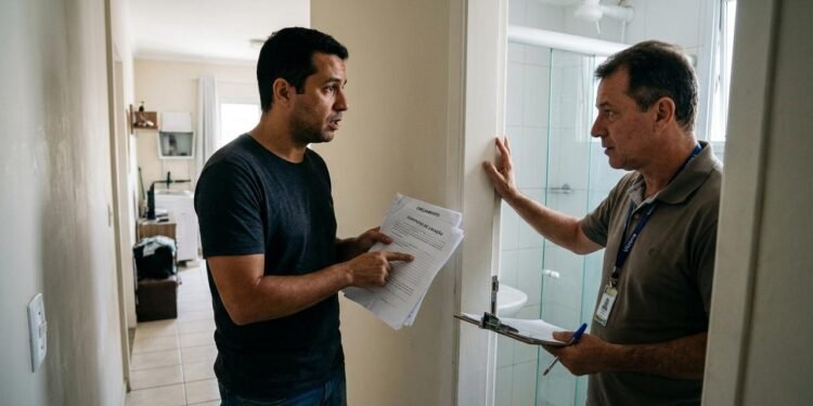 Ricardo havia morado durante três anos em um apartamento alugado.  // Imagem ilustrativa gerada por IA para representar a situação descrita no texto; pessoas, locais e elementos visuais não correspondem necessariamente aos reais