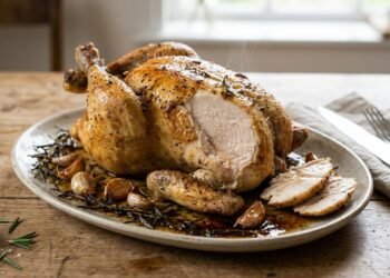 Os cozinheiros concordam: o frango assado fica muito mais suculento com uma boa marinada