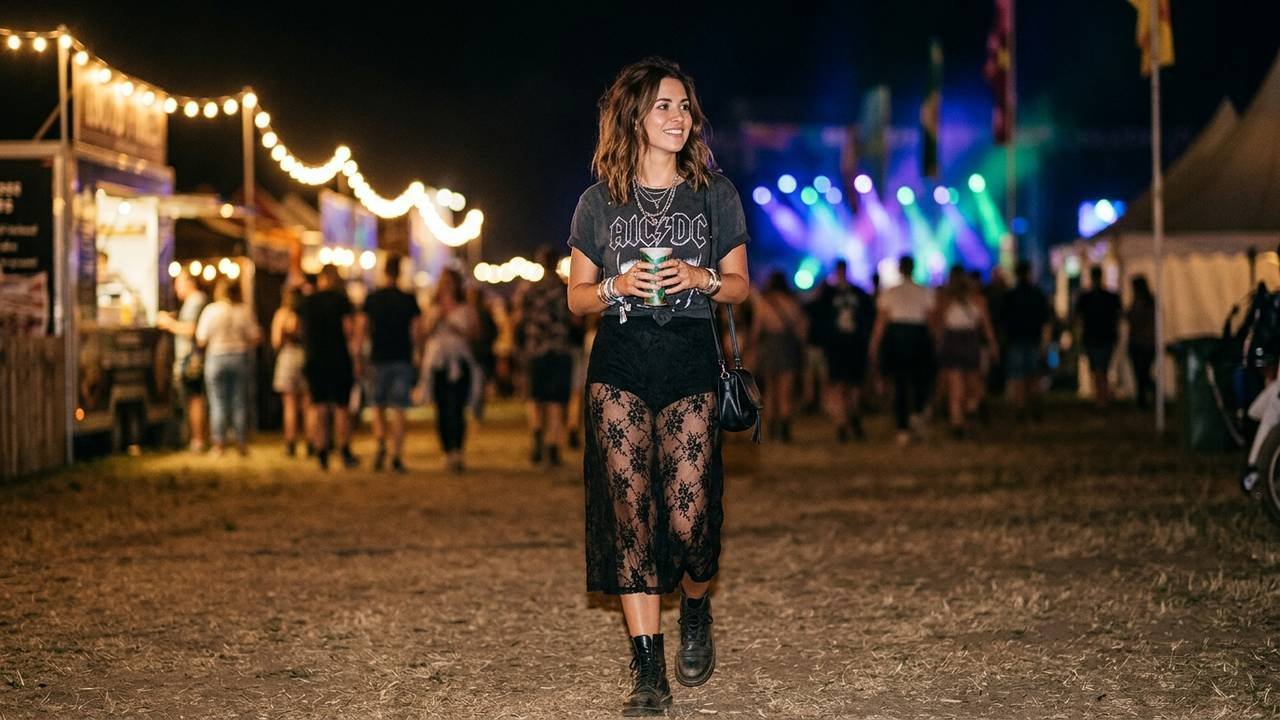 Saias transparentes com hot pants viram febre entre as famosas: como adotar o visual ousado em festas noturnas e festivais