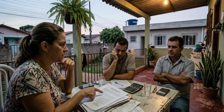 Na história, Mariana, de 42 anos, recebeu autorização de sua mãe, Helena, para construir uma residência nos fundos do terreno da família.