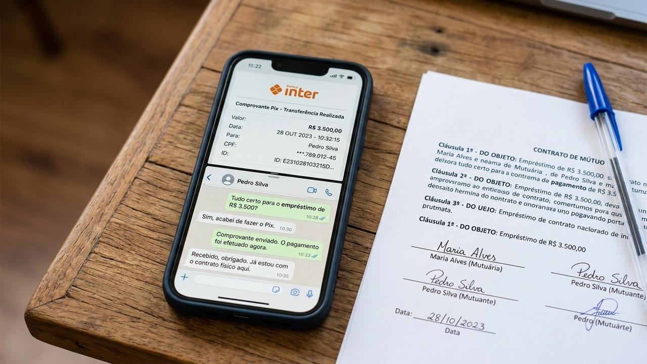 emprestar dinheiro para parentes