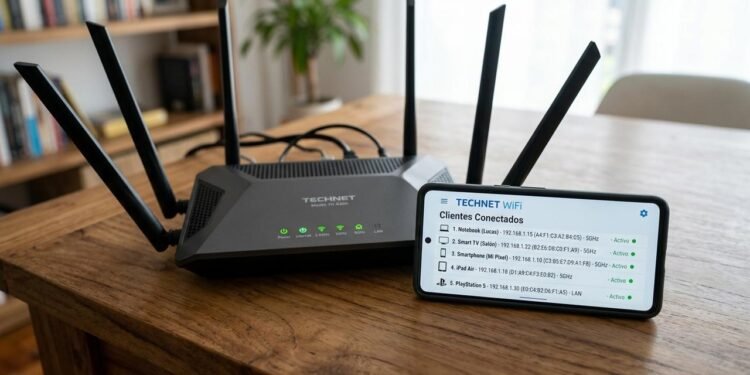aparelhos conectados ao Wi-Fi